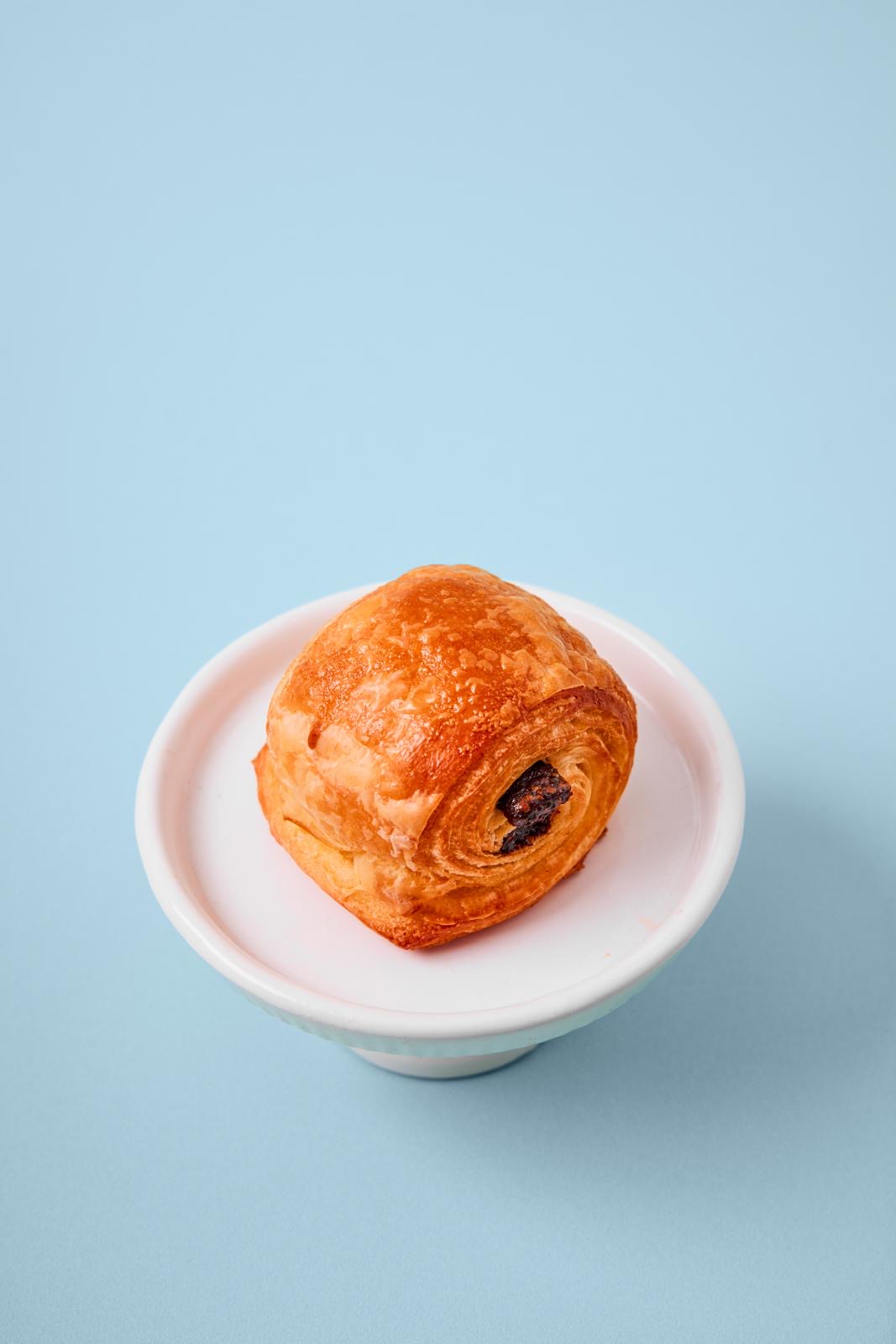 Box of 50 Miniature French Butter Croissants - Plain and Chocolate