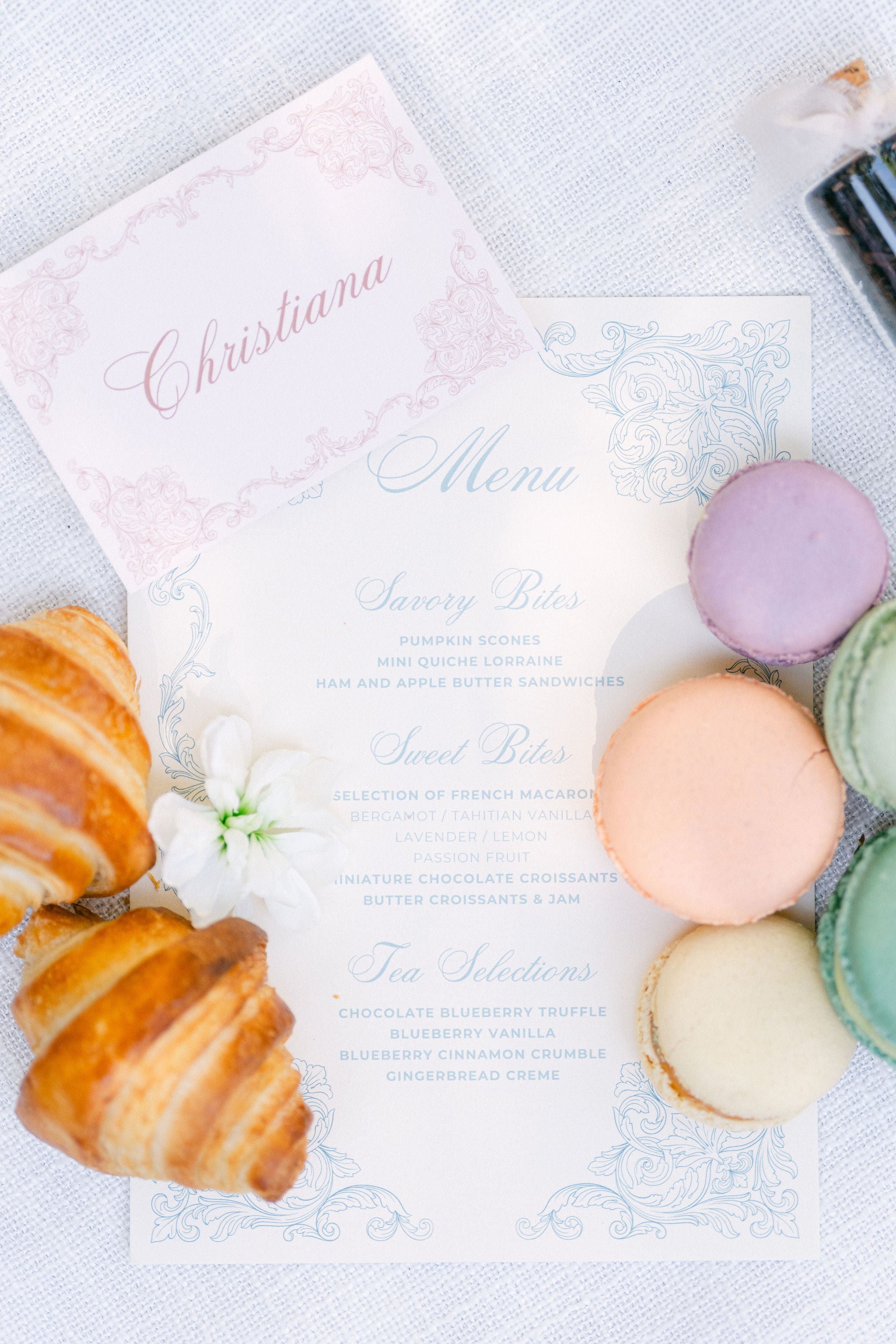 Box of 50 Miniature French Butter Croissants - Plain and Chocolate