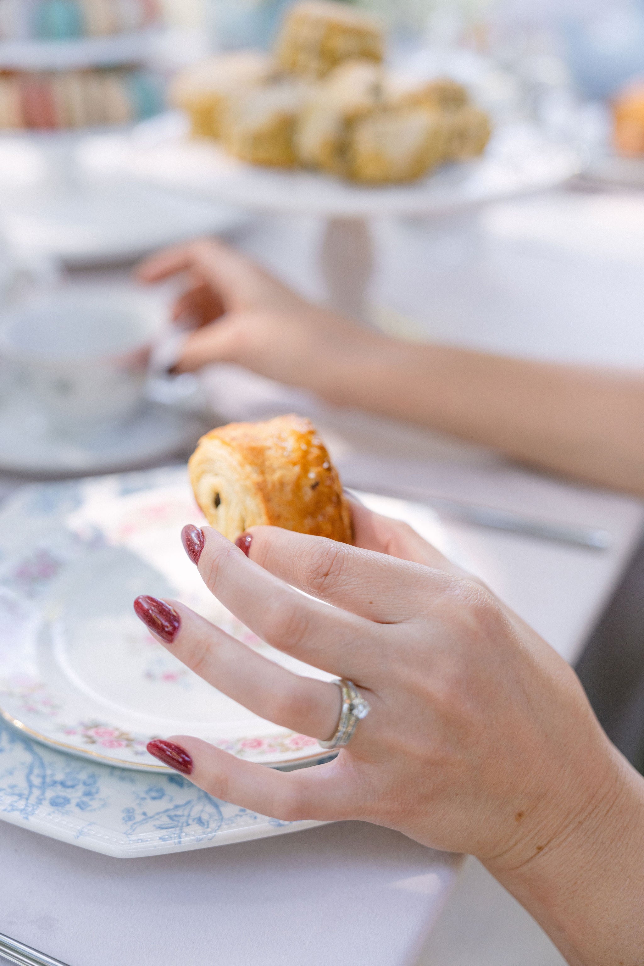 Box of 50 Miniature French Butter Croissants - Plain and Chocolate